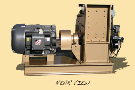 Rearview of the Mighty Samson Hammer Mill.
